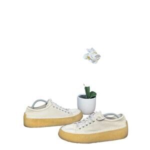 Clarks Caravan Low Mens Casual Shoe White Combi size 11